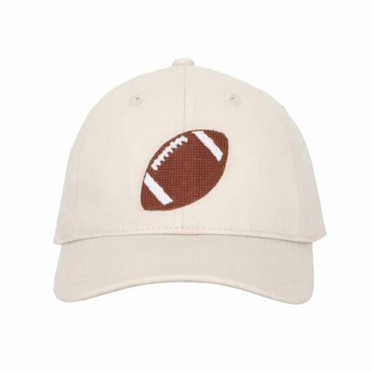 Khaki Needlepoint Embroiderer Football Hat