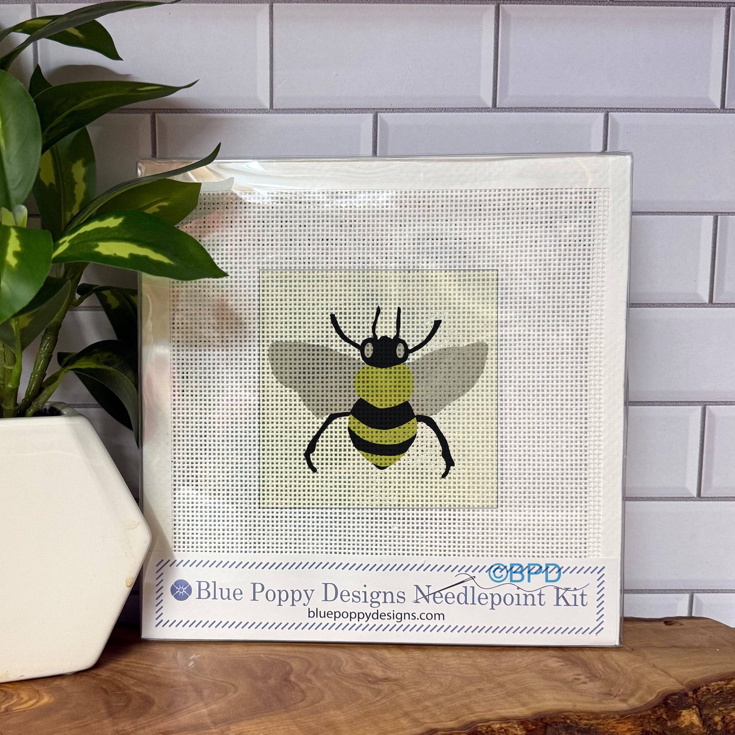 Bee Needlepoint Design