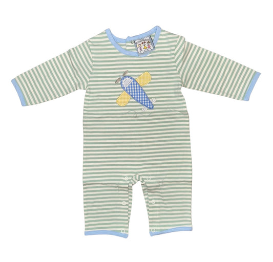 Appliqué Airplane Romper