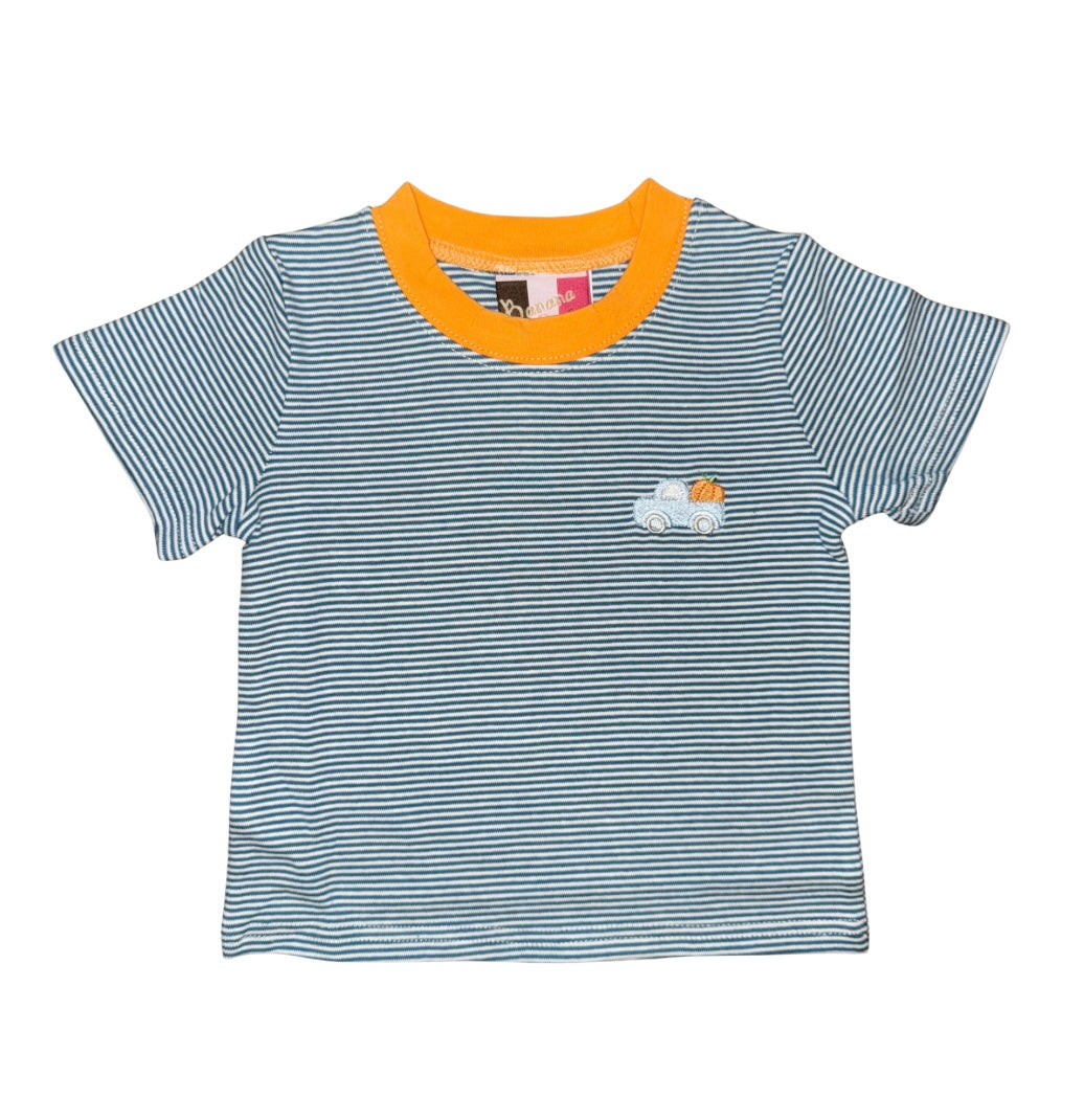 Embroidered Pumpkin + Truck Top