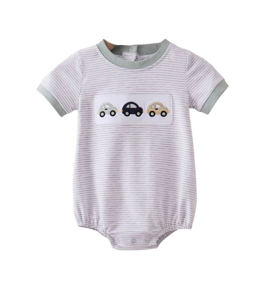 Embroidered Car Trio Bubble