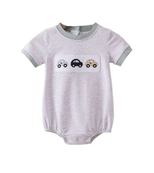 Embroidered Car Trio Bubble