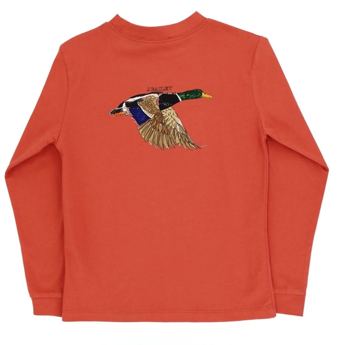 J. Bailey Mallard Rust Long Sleeve Tee