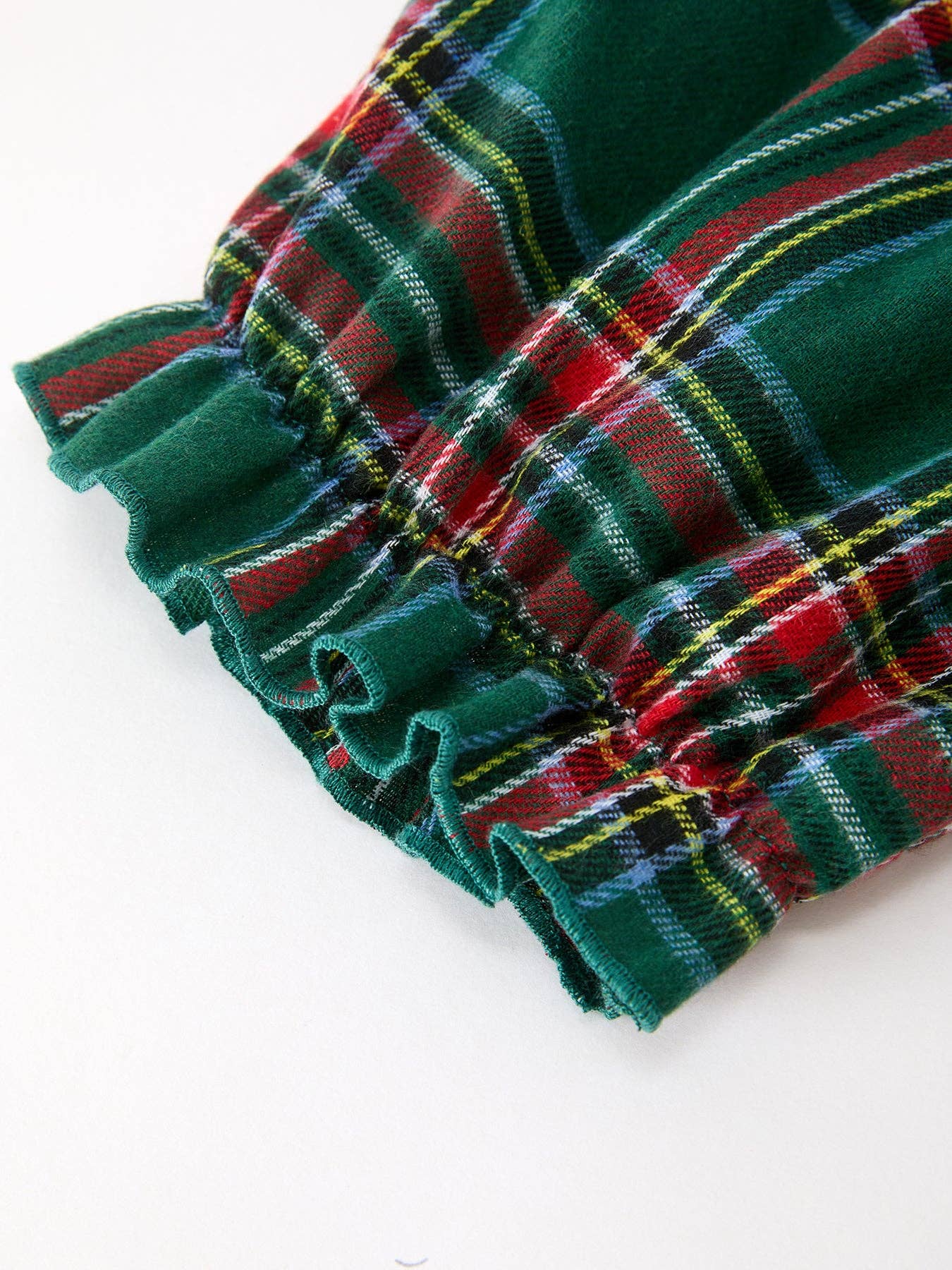 Girls' Green Plaid Mommy and Me Matching Dress