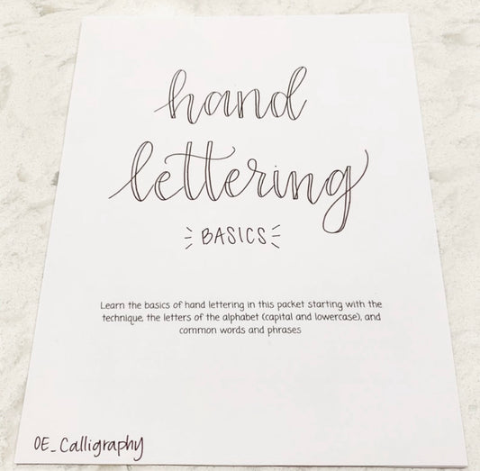 Hand Lettering Basics