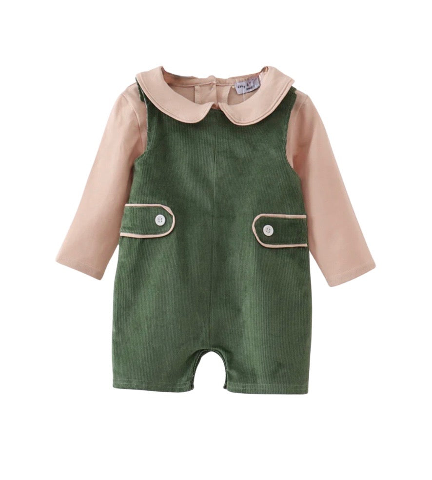 Green Corduroy Jon Jon