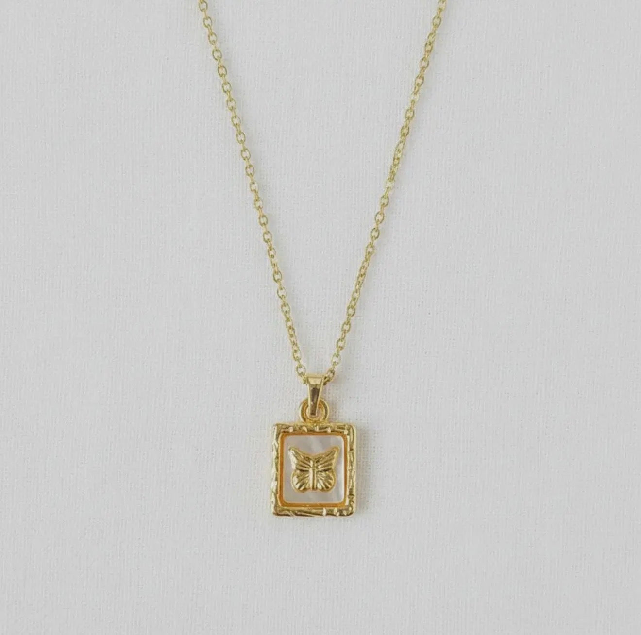 Gold Butterfly Necklace