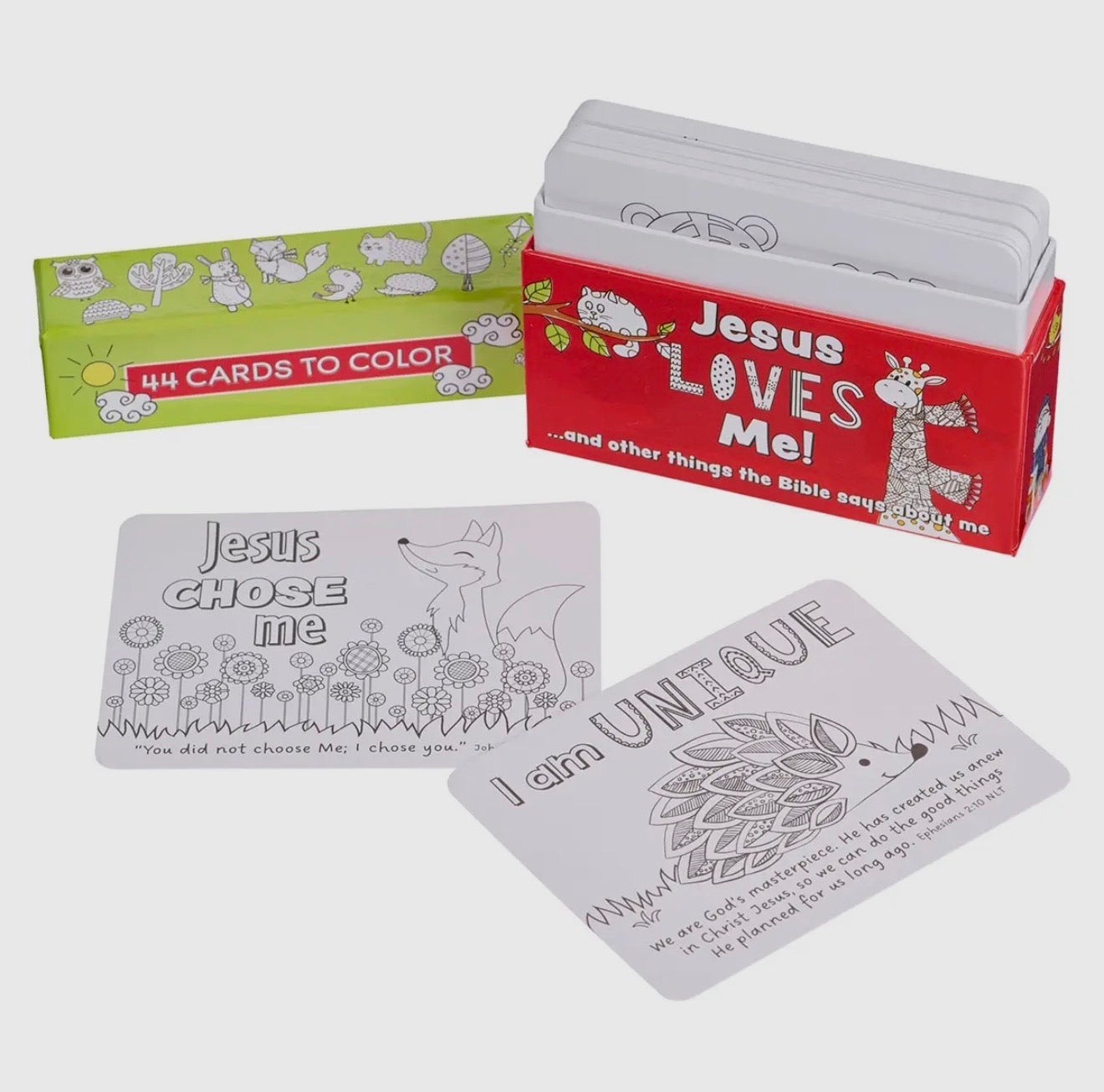 Jesus Loves Me Coloring Cards - 44 pk