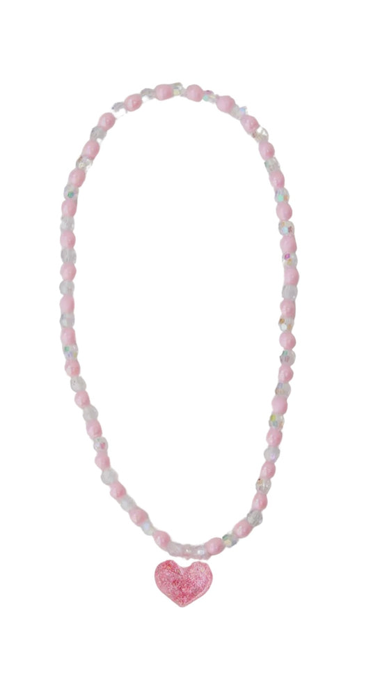 Pink Heart Necklace