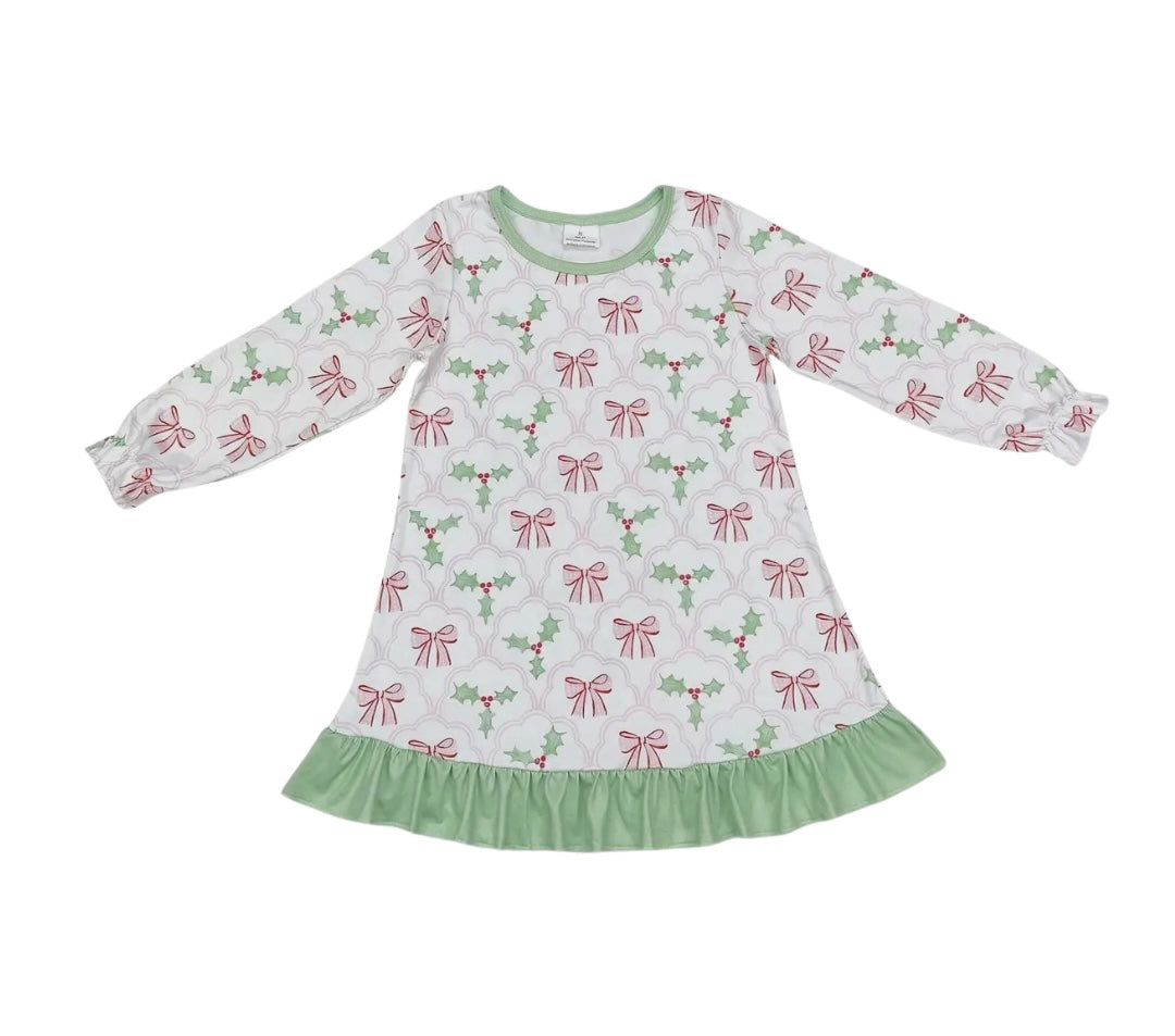 Pink & Green Ruffle Nightgown