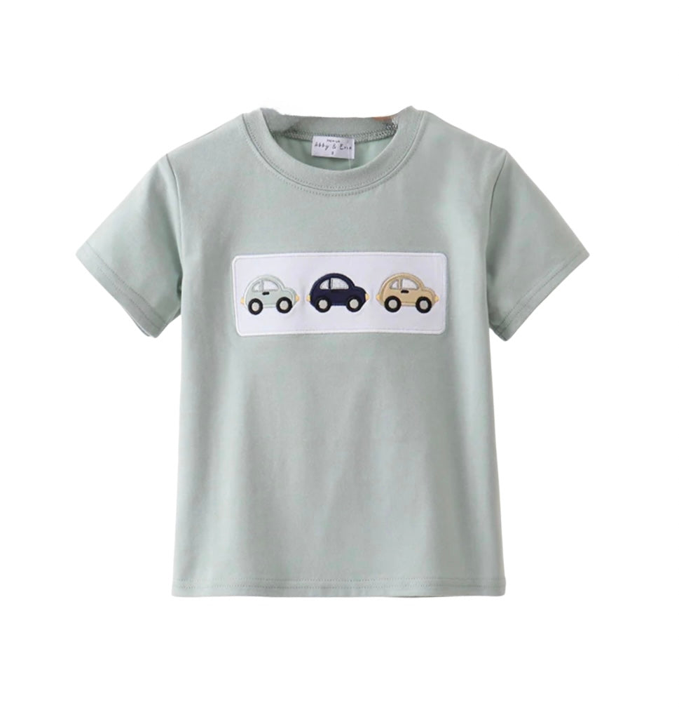 Embroidered Car Trio Top