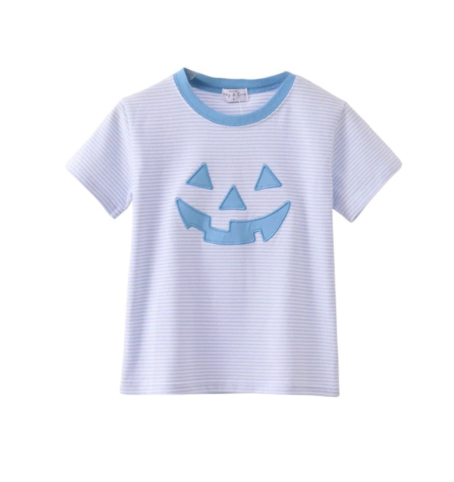 Blue Jack O Lantern Shirt