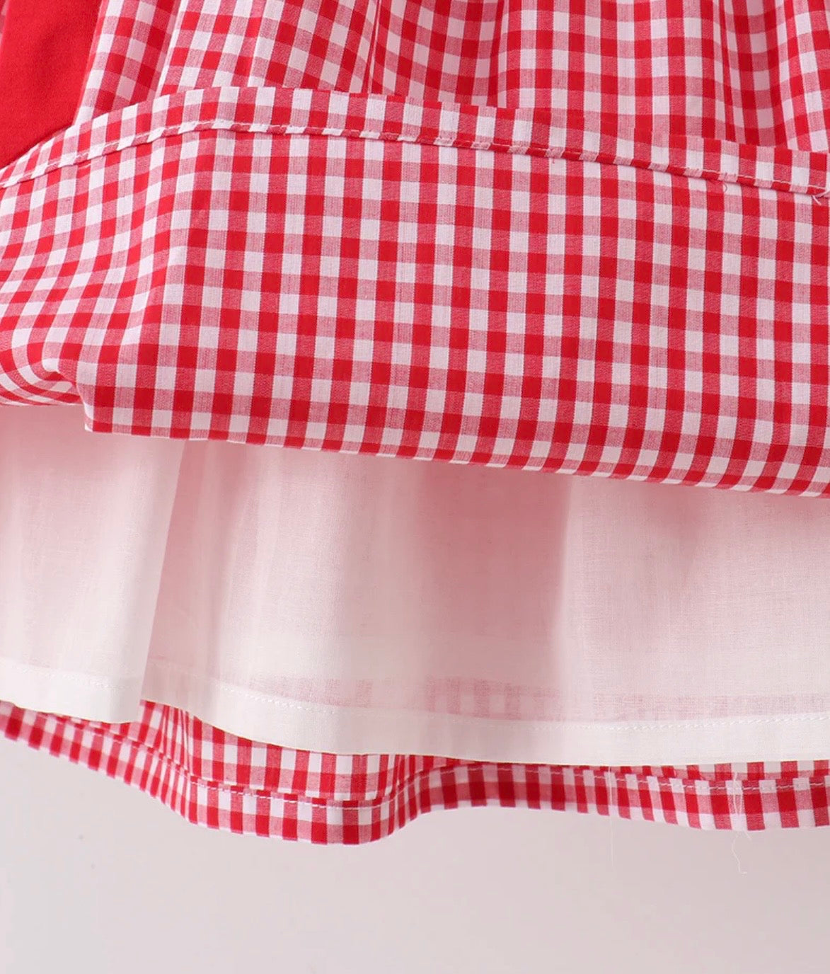 Embroidered Apple Dress
