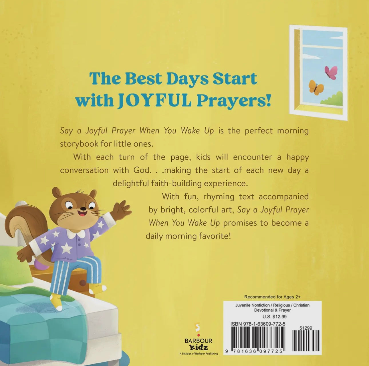 “Say a Joyful Prayer When You Wake Up” Board Book