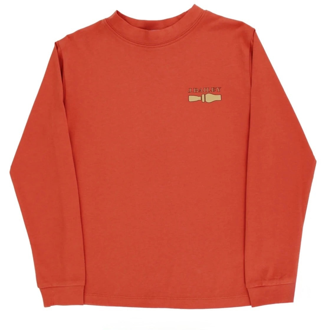 J. Bailey Mallard Rust Long Sleeve Tee