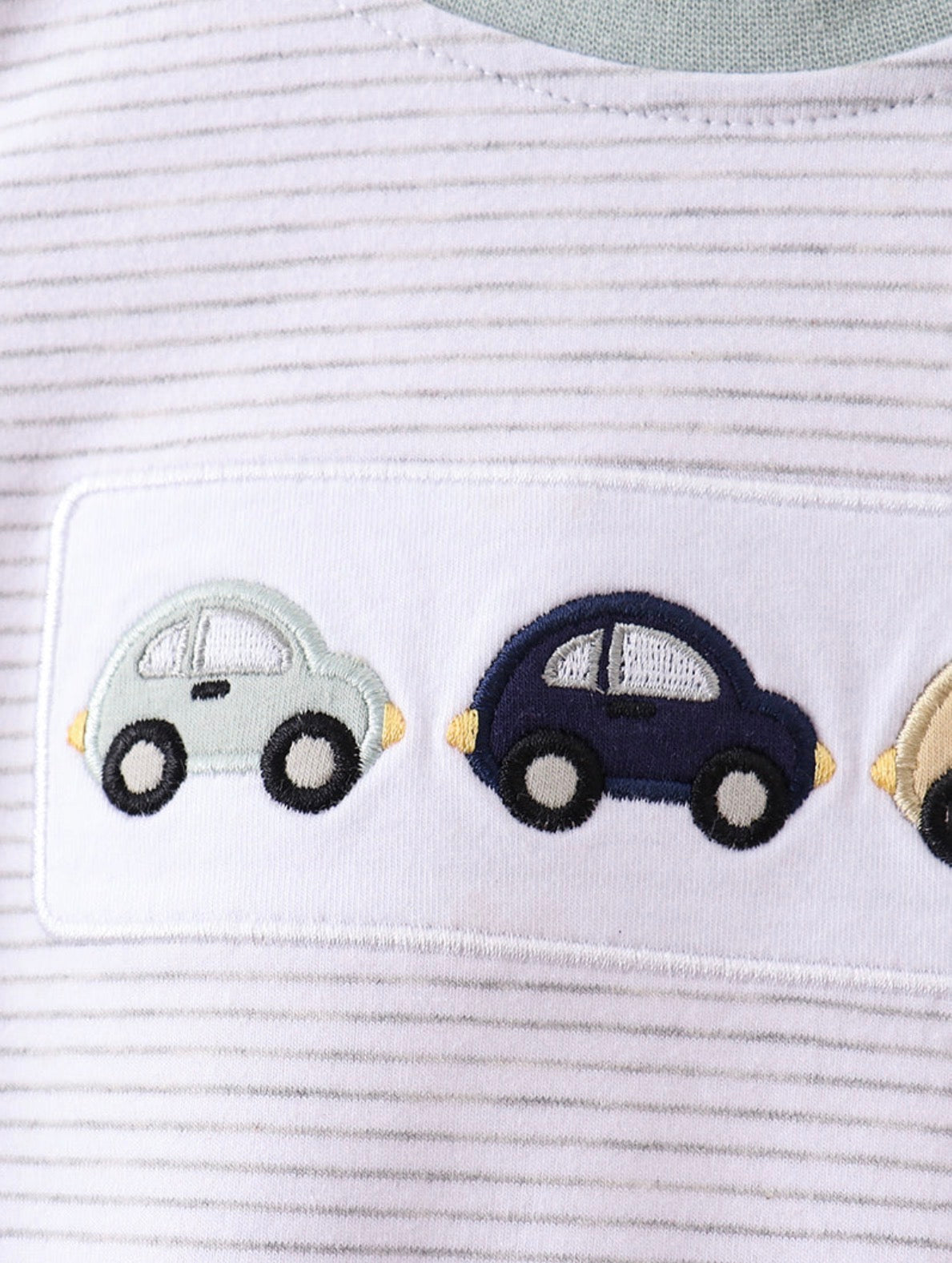 Embroidered Car Trio Bubble