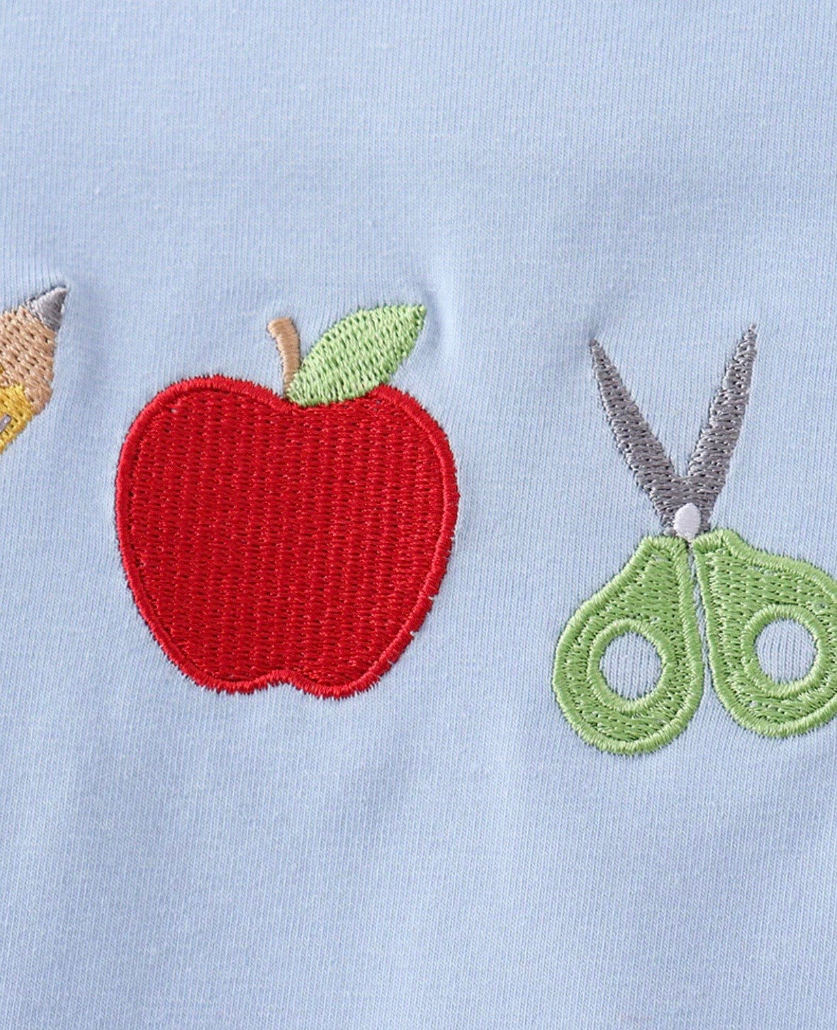 Embroidered School Supplies Set