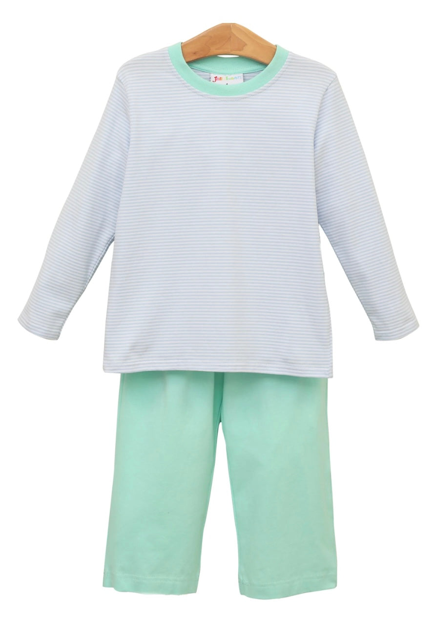 Light Blue & Mint Pant Set