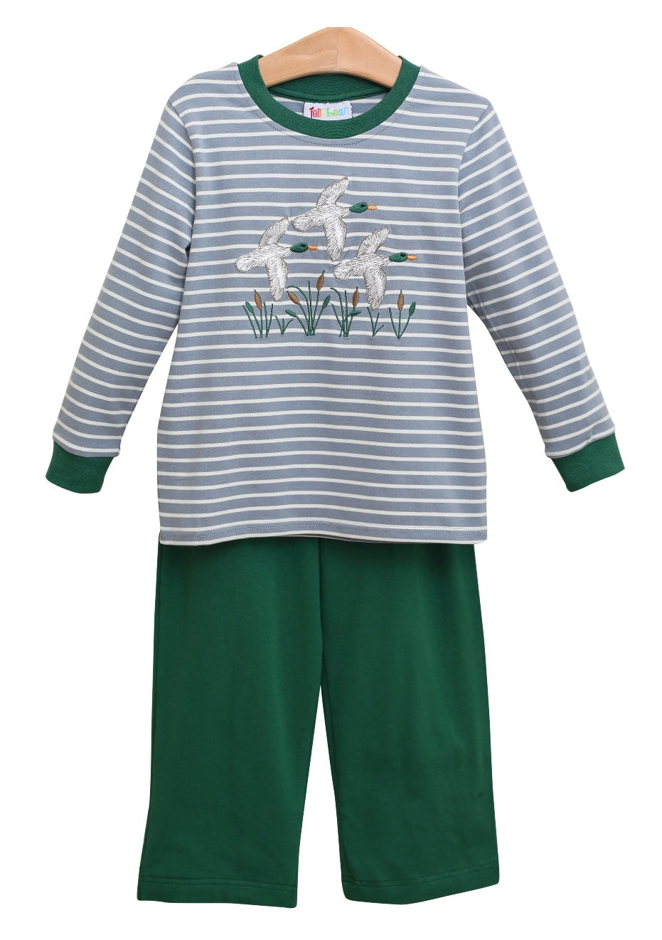 Mallard Appliqué Pant Set