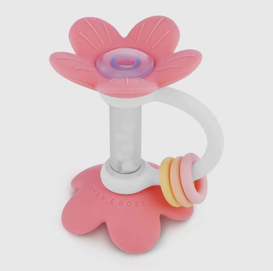 Flower Teething Rattle