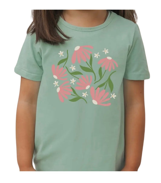 Sage Floral Tee