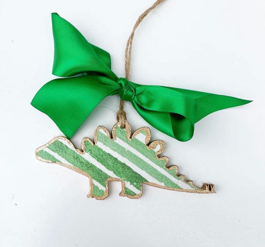 Green Dino Ornament