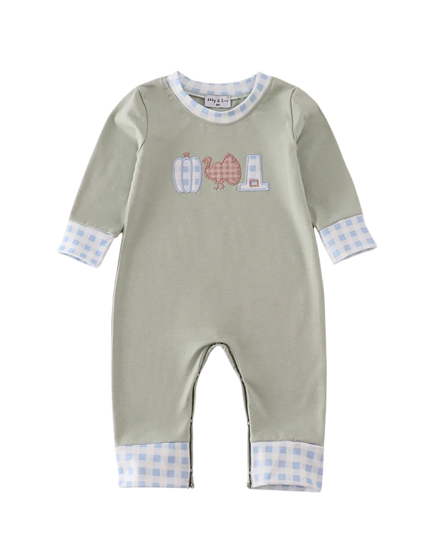 Thanksgiving Appliqué Romper