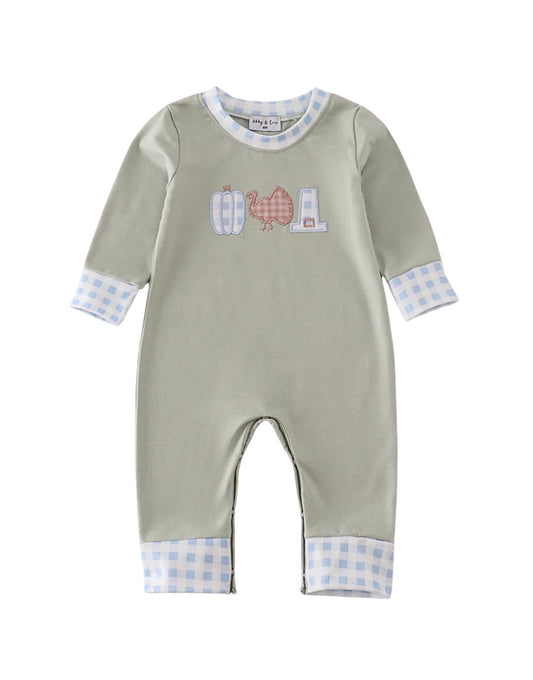 Thanksgiving Appliqué Romper