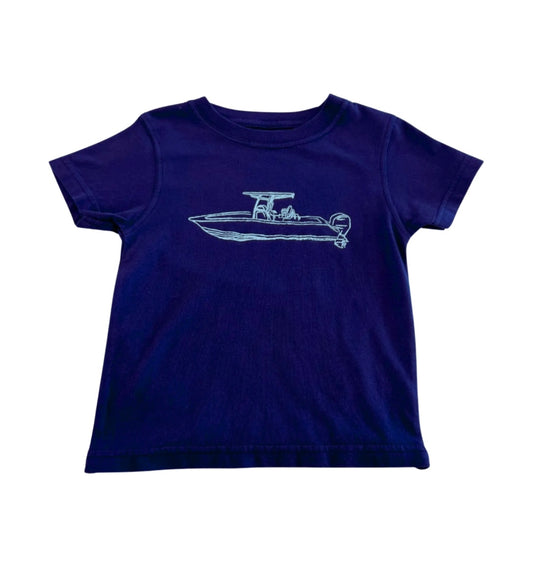 Navy Boat Tee