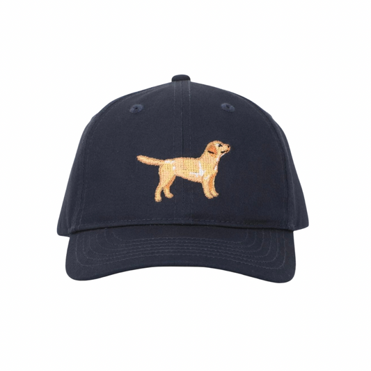 Needlepoint Embroidered Lab Hat