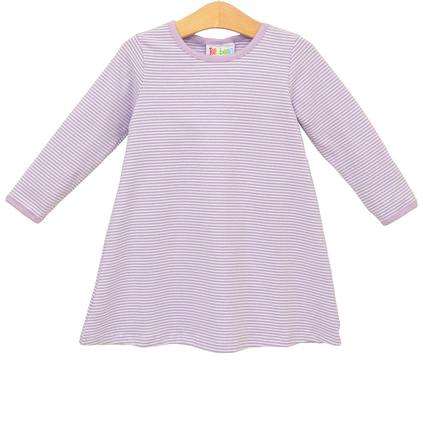 Long Sleeve Purple Stripe Dress