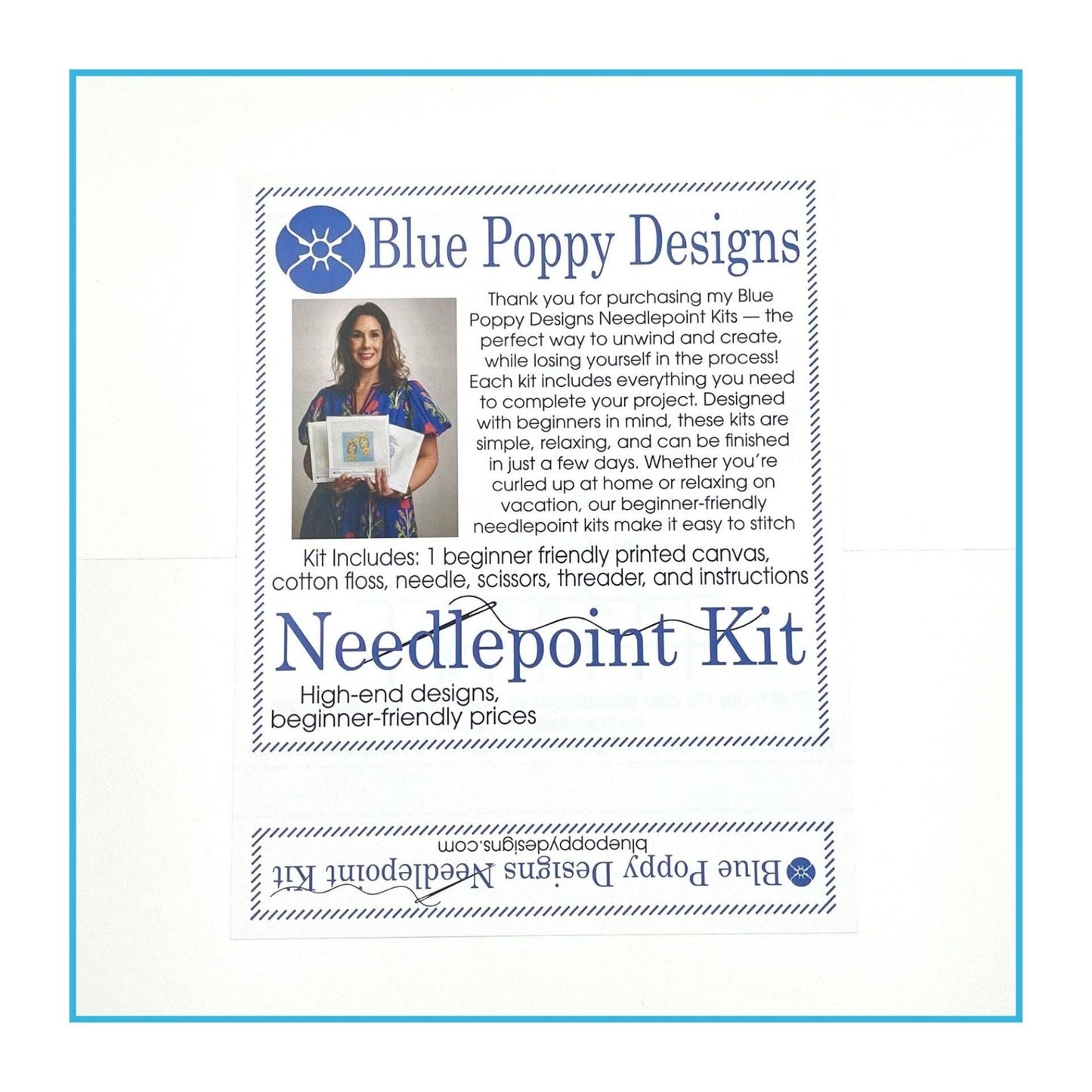 Magnolia Needlepoint Design