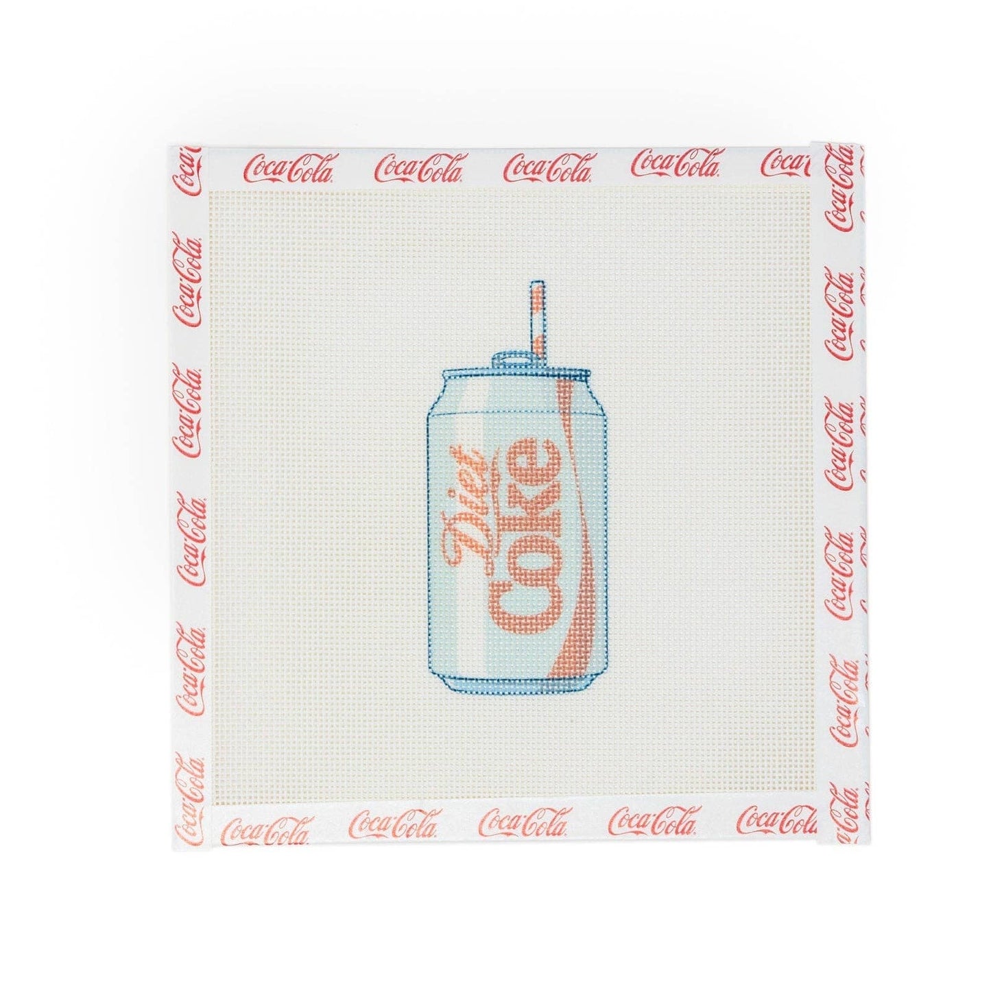 Diet Coke Can Needlepoint Canvas | Licensed Coca-Cola® Product