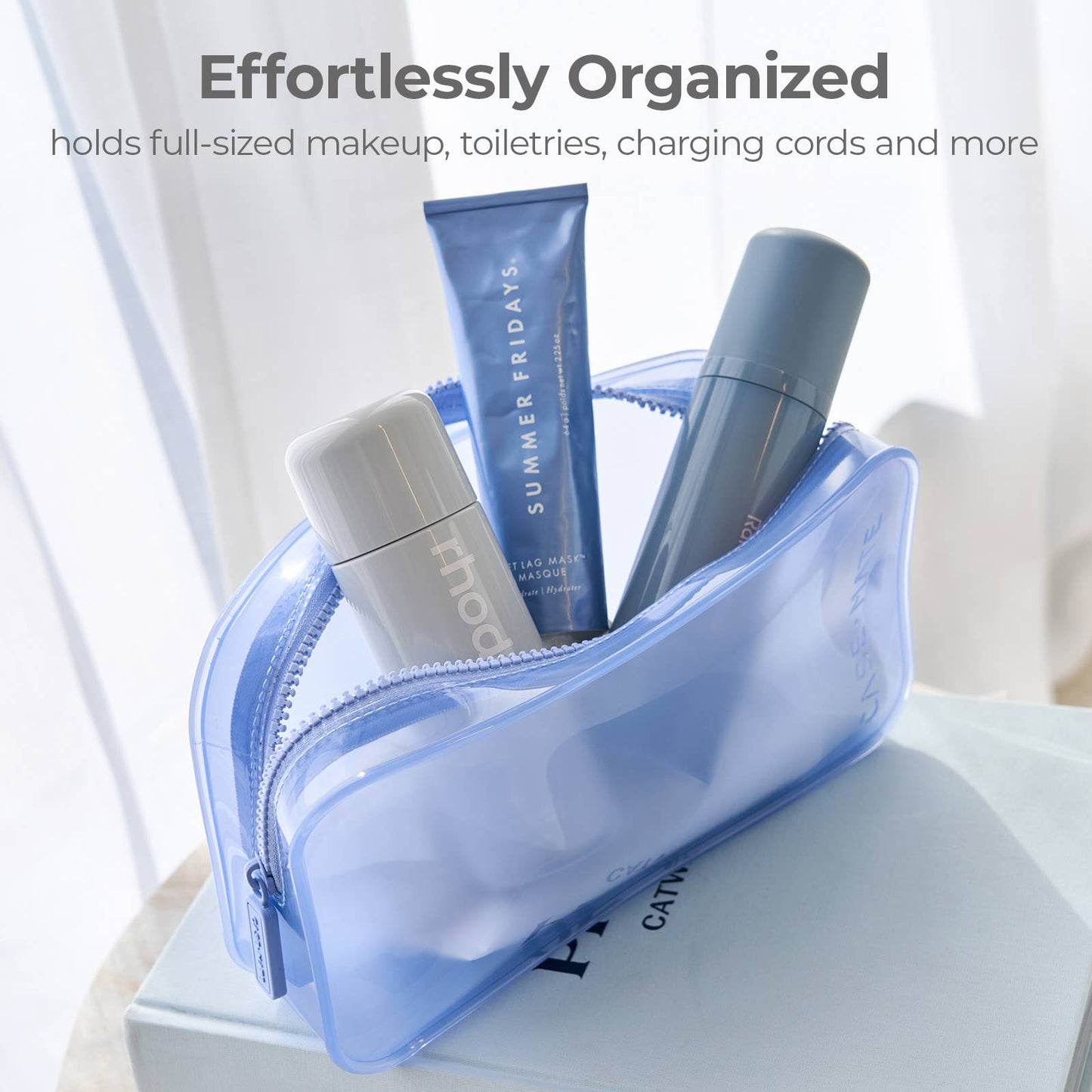 Case-Mate Jelly Makeup Bag: Carolina Blue