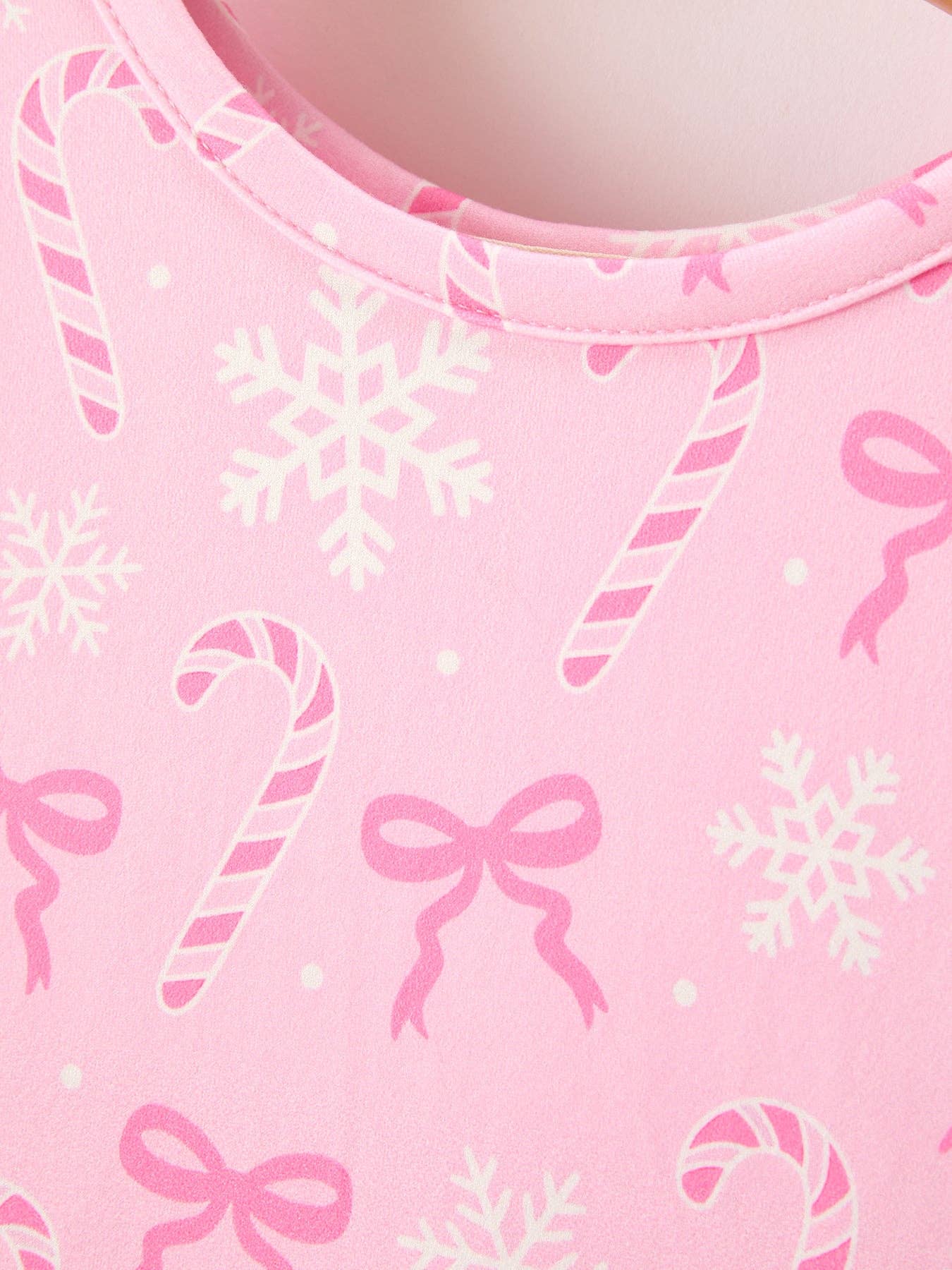 Pink Christmas Candy Cane Twirl Dress for Girls