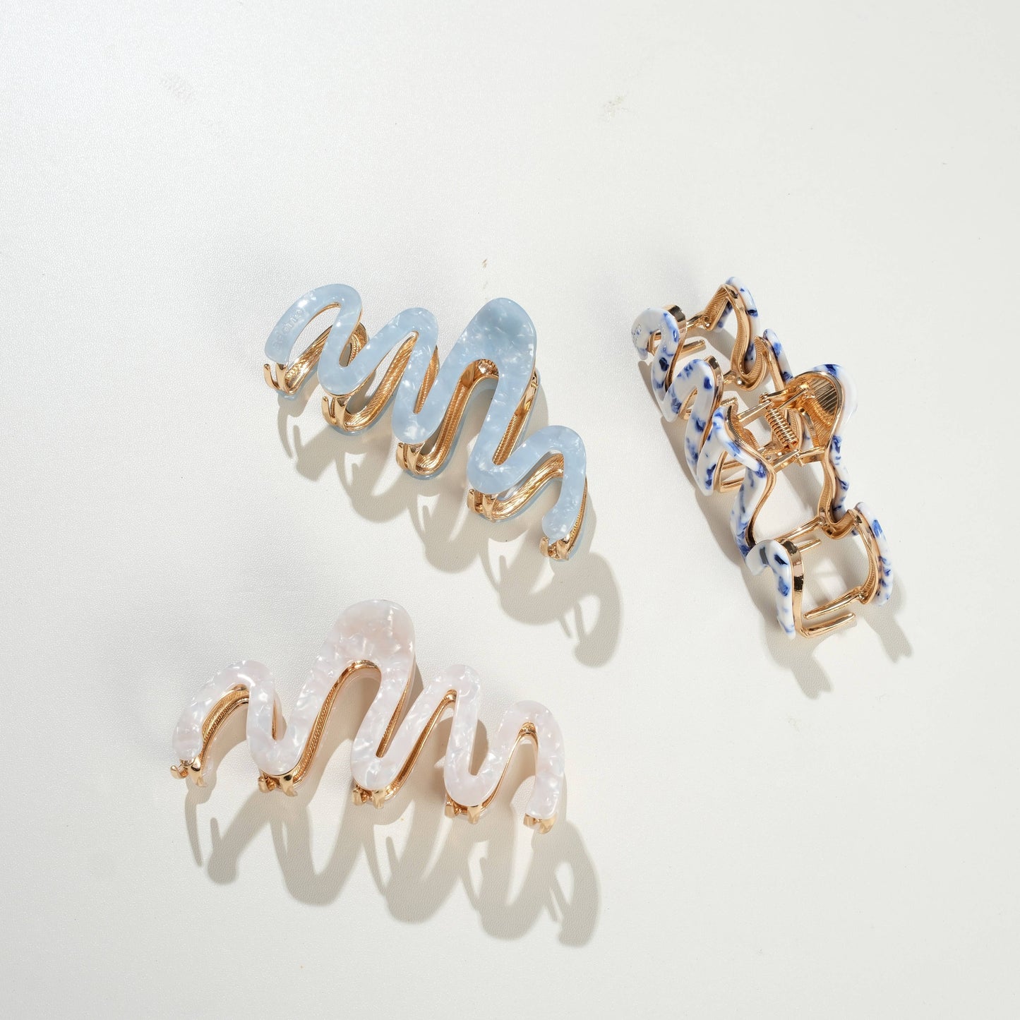 Willow Coastal Metal Squiggle Claw Clip – Large (4")