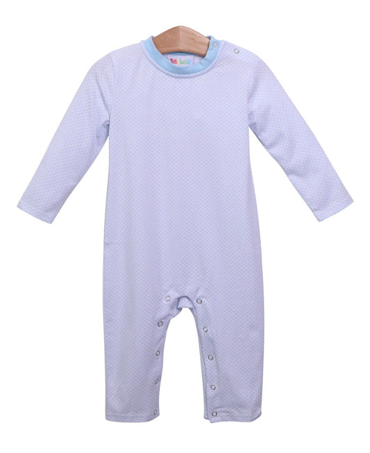 Blue Dot Romper