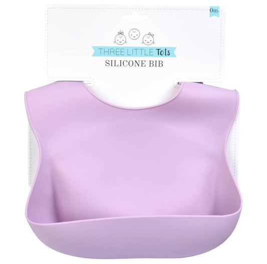 “Lilac” Silicone Bib